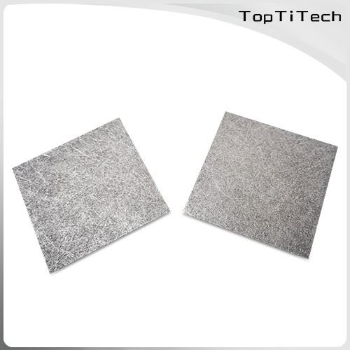 The Micron Titanium Fiber Felt Comes From TopTiTech