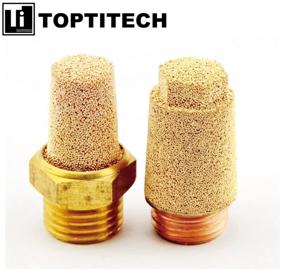 Sintered Copper Brass Vent Plug Porous Metal