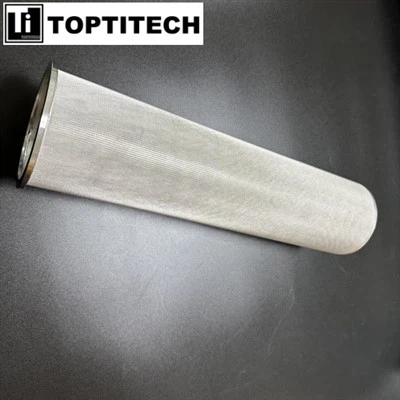 75 um SS 304 porėtos vielos tinklelio filtro kasetė