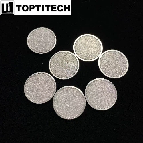 Sintered SS316L Powder Filter Discs With A 1mm Ring Outside factory
